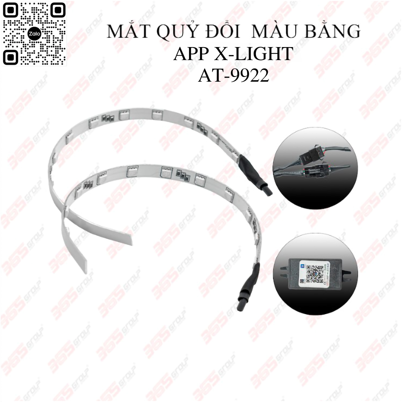 MẮT QUỶ ĐỔI MÀU BẰNG APP X-LIGHT AT-9922 - Hình 1